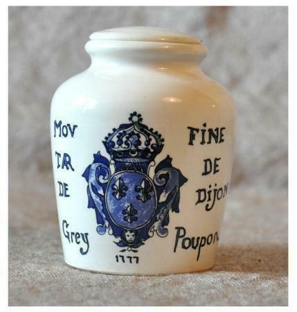 moutardier faience sarreguemines