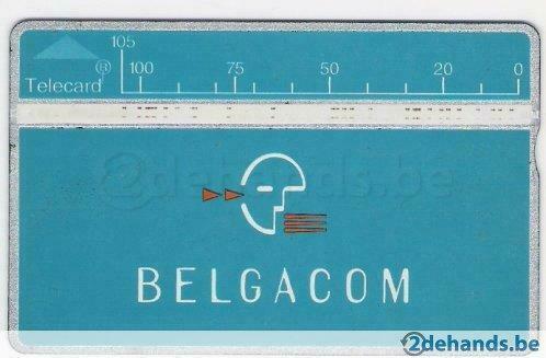 Gebruikte telekaart België D25 316K 9000 ex, Verzamelen