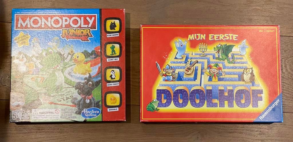 Monopoly junior - Doolhof, Ophalen, Gebruikt