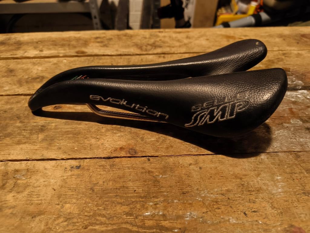 SMP Evolution zadel, Fietsen en Brommers, Ophalen, Zo goed als nieuw, Zadel, SMP