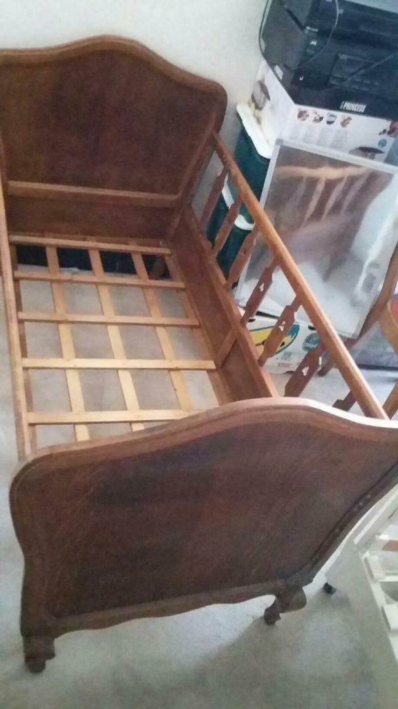 kinderbedje 1m40 op 70, Ophalen, Gebruikt, Matras