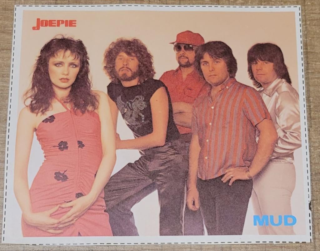 Mud: oude sticker (Joepie), Ophalen of Verzenden, Gebruikt, Overige typen
