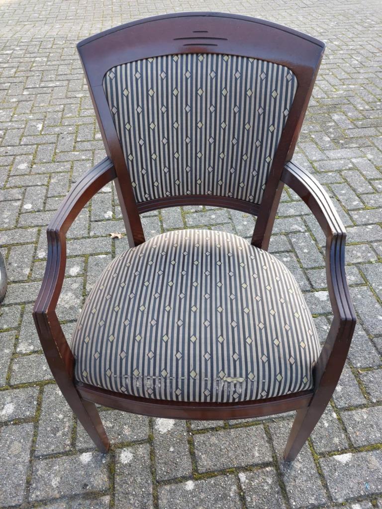 8 stoelen, Huis en Inrichting, Tafels | Eettafels, Ophalen, Overige materialen, Gebruikt, 100 tot 150 cm