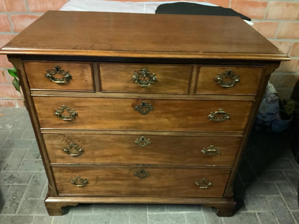 Antieke kast commode, Ophalen