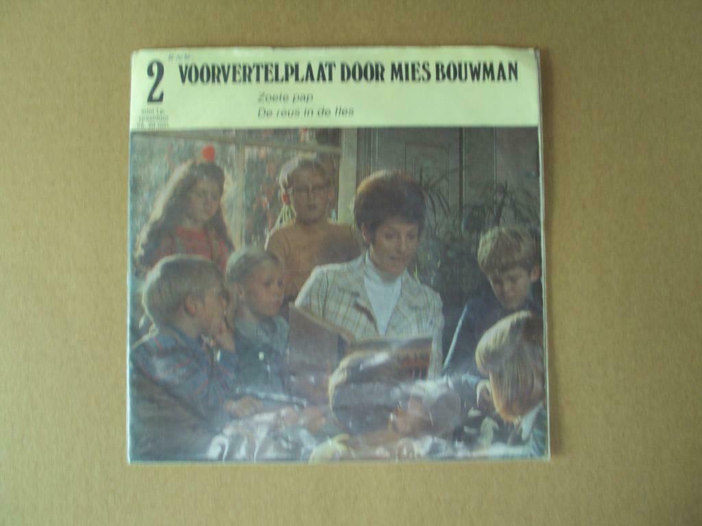 Mini LP: 2 Sprookjes"Zoete Pap & De Reus in de Fles", Enlèvement ou Envoi, 7 pouces, Enfants et Jeunesse, Single