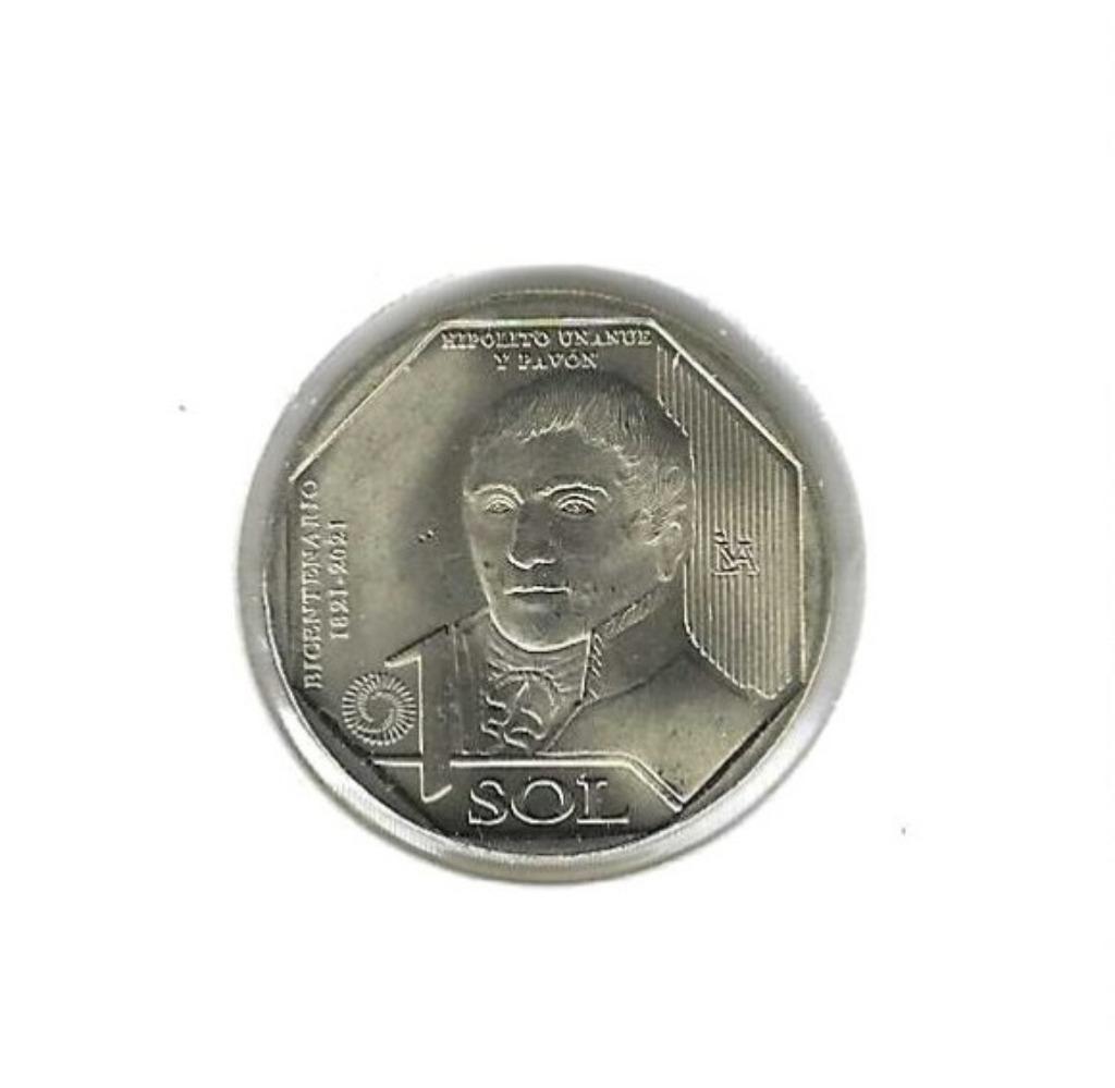 Peru, 1 Nuevo Sol 2021, Pavon., Postzegels en Munten, Munten | Amerika, Ophalen of Verzenden, Zuid-Amerika, Losse munt