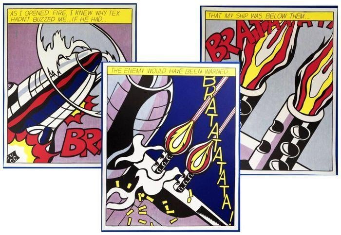 Roy Lichtenstein - Triptyque, Envoi