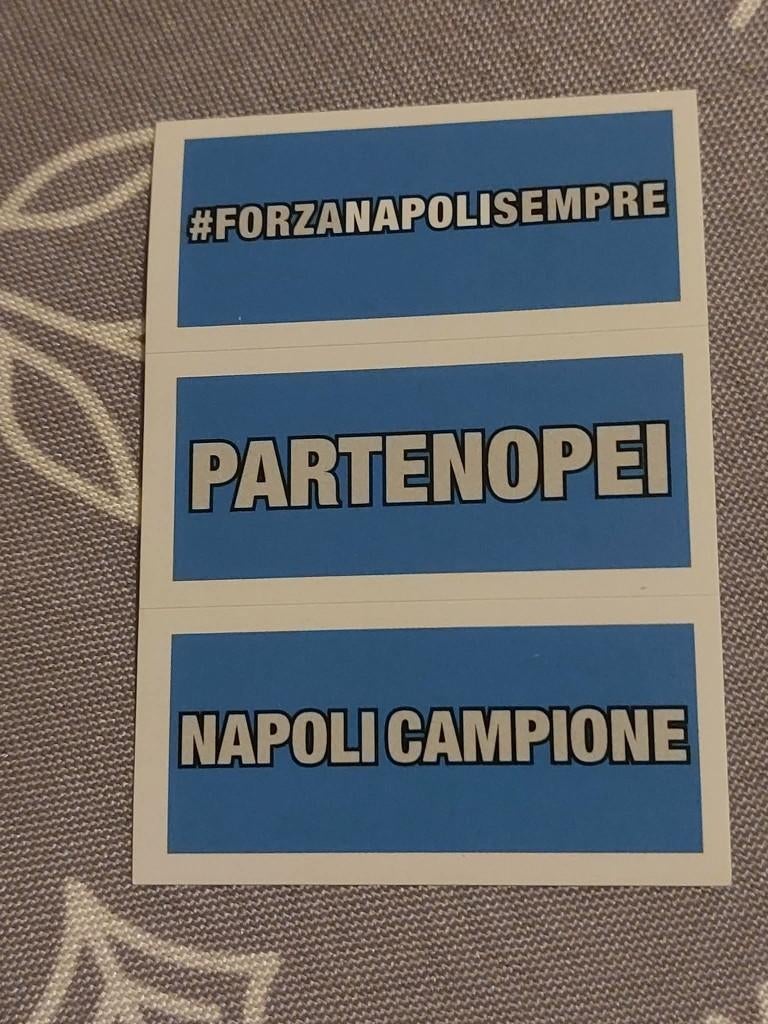 Panini/Sticker/Napoli Campione, Envoi, Neuf, Affiche, Image ou Autocollant