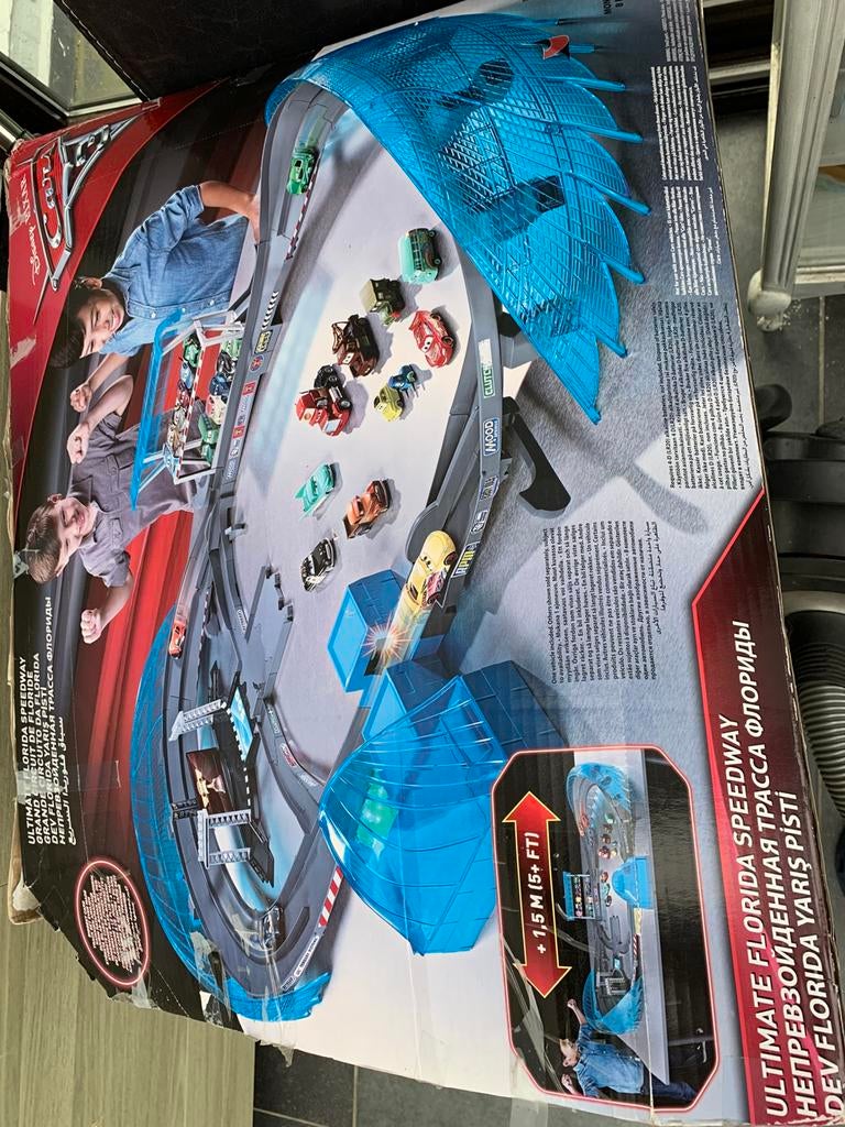 Disney cars racebaan, Ophalen, Gebruikt, Racebaan