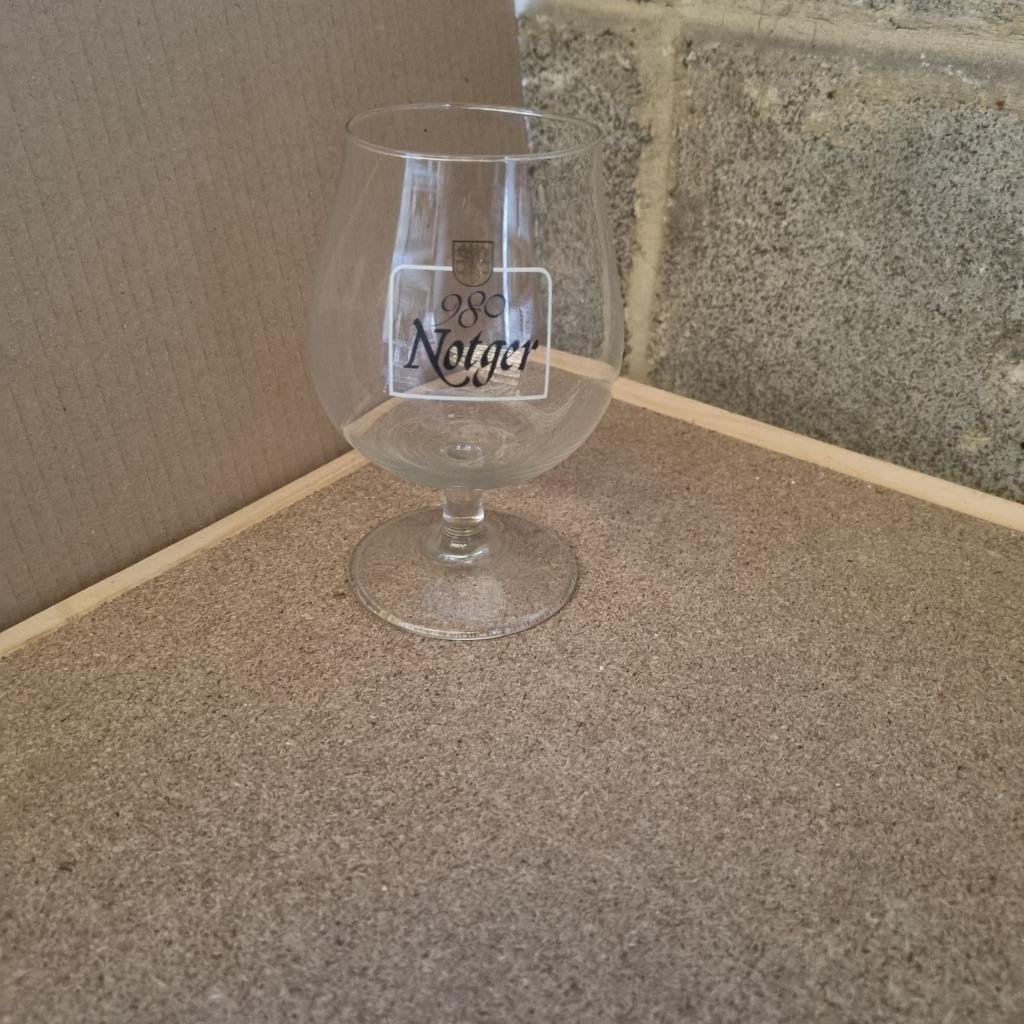 Verre 980 Notger, Collections, Marques de bière, Enlèvement ou Envoi, Utilisé, Verre ou Verres, Autres marques