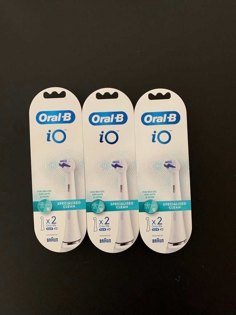 Oral-B iO Specialised Clean - Opzetborstels - 2 Stuks, Ophalen of Verzenden, Nieuw, Opzetborstel