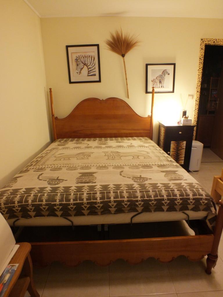 Lit ancien - 2 places -  en parfait état, Maison & Meubles, Chambre à coucher | Lits, Autres couleurs, 210 cm, Enlèvement, Utilisé