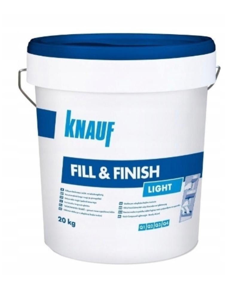 Knauf Fill & Finish light 20 kg, Binnenschilderwerk