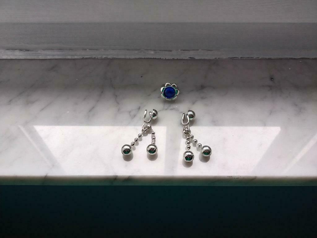 Bijoux argentés en plastique pour enfants – Vintage, Enlèvement ou Envoi, Utilisé, Argent