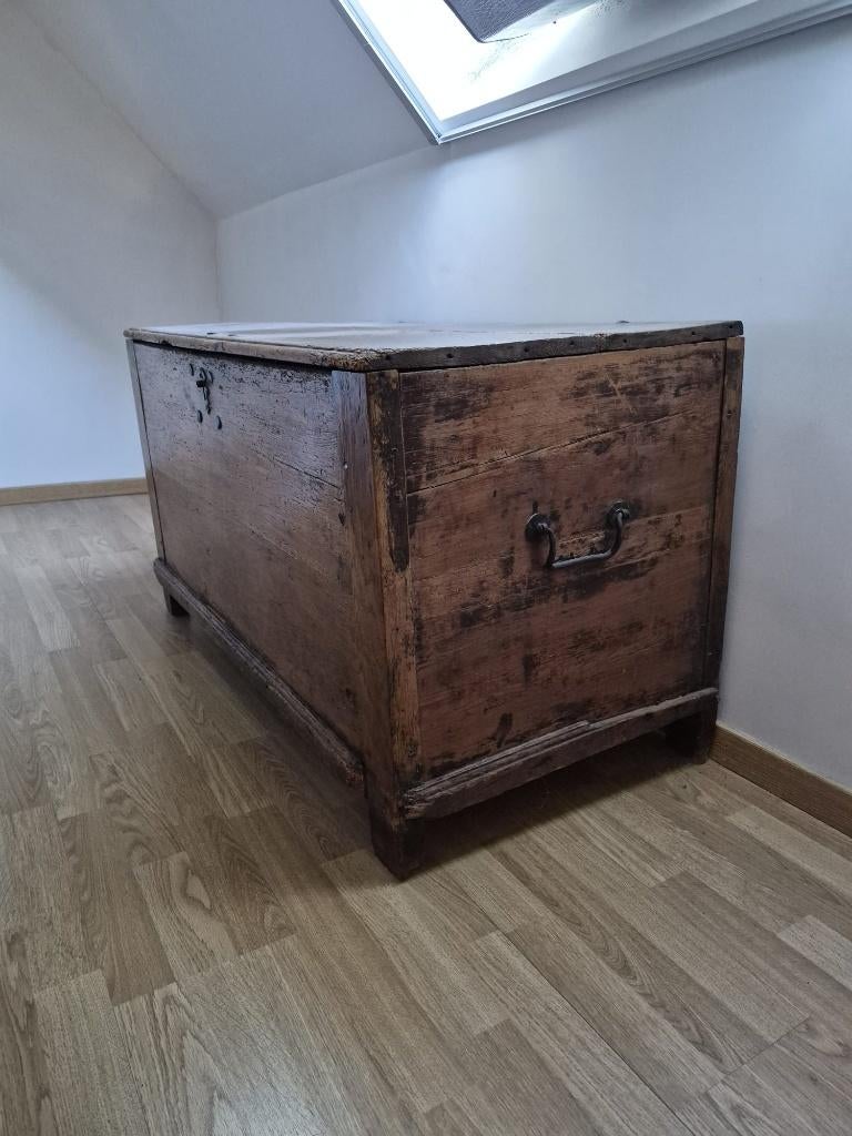 dekenkoffer, Huis en Inrichting, Woonaccessoires | Kisten, Ophalen, Gebruikt, Eikenhout