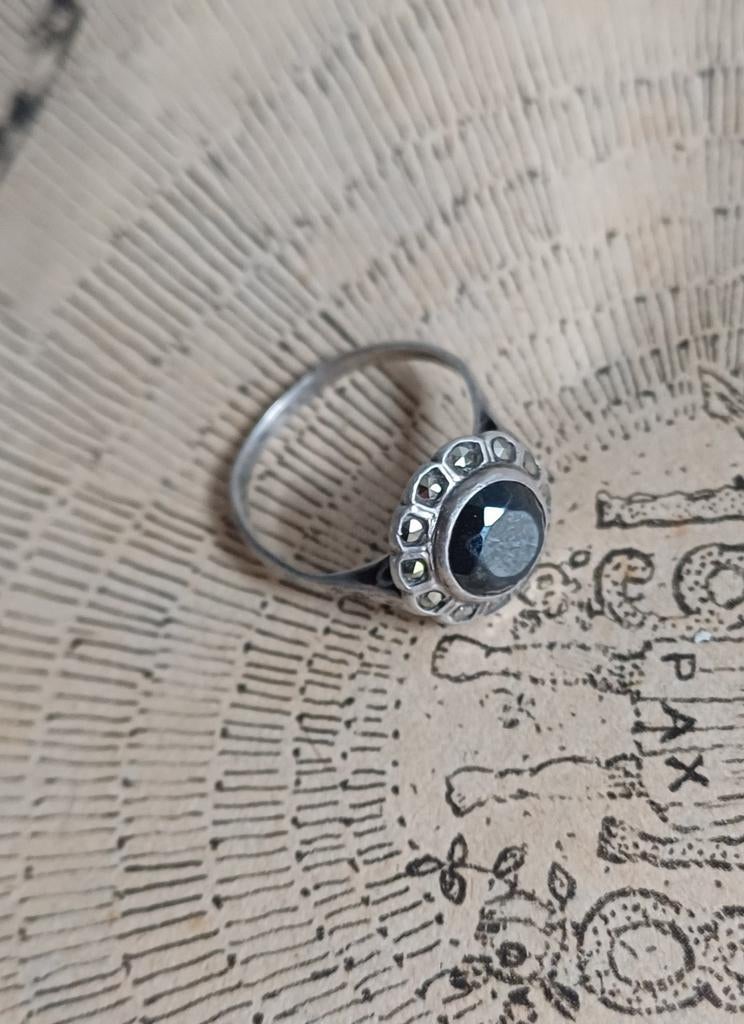 Bague en argent antique, Enlèvement ou Envoi, Argent, Argent