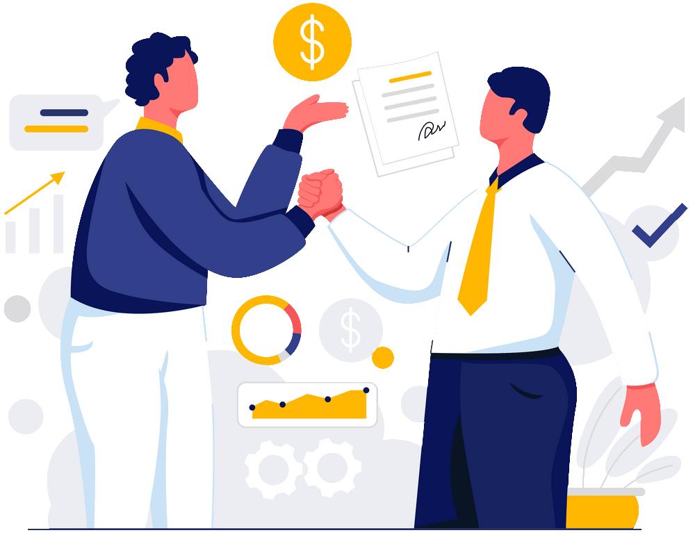 Bv voor overnamen gezocht (horeca), Zakelijke goederen