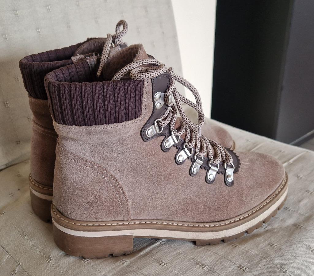 Damesschoenen👍stijlvolle enkellaarjes👍waterdicht👍m:37👍, Ophalen, Nieuw, Beige