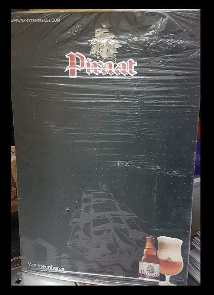 Piraat krijtbord, Verzamelen, Biermerken, Ophalen of Verzenden, Zo goed als nieuw