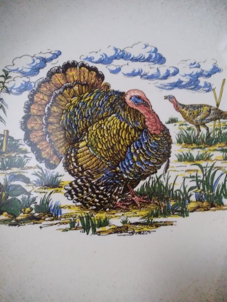 Thanksgiving ! ! ? Beaux grands plats italiens, Antiquités & Art, Curiosités & Brocante, Envoi
