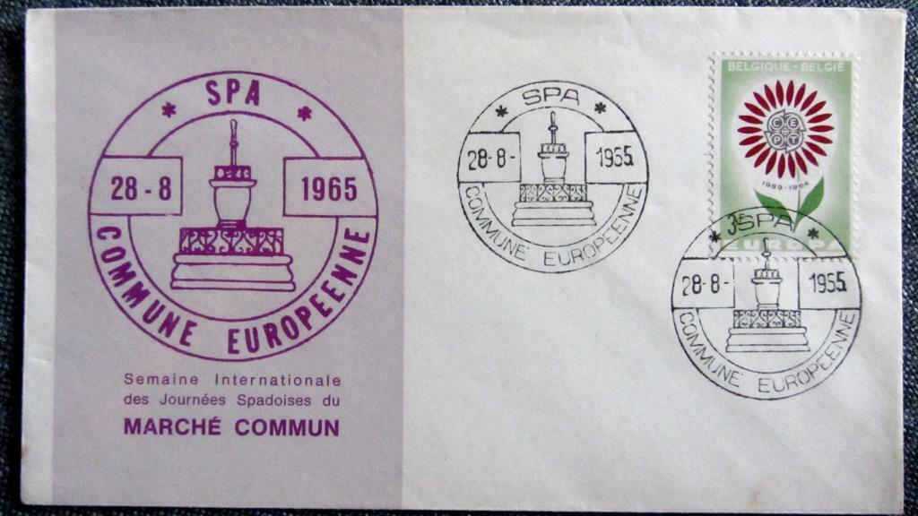 FIRST DAY COVER- THEMA EUROPA- BELGIË  1965, Enlèvement ou Envoi, Affranchi