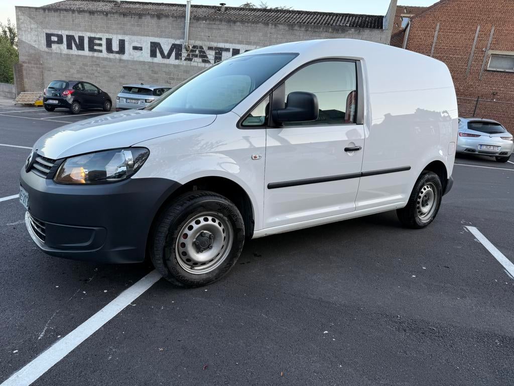 Vw caddy 1.6 diesel jaar 2015, Voorwielaandrijving, Stof, 1600 cc, Wit