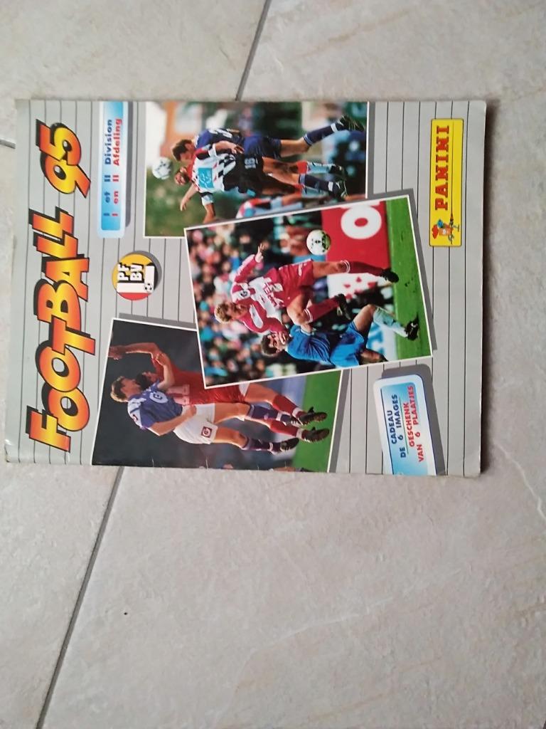 Album Panini football 95 complet divisions 1 et 2 Belge, Collections, Enlèvement ou Envoi, Utilisé