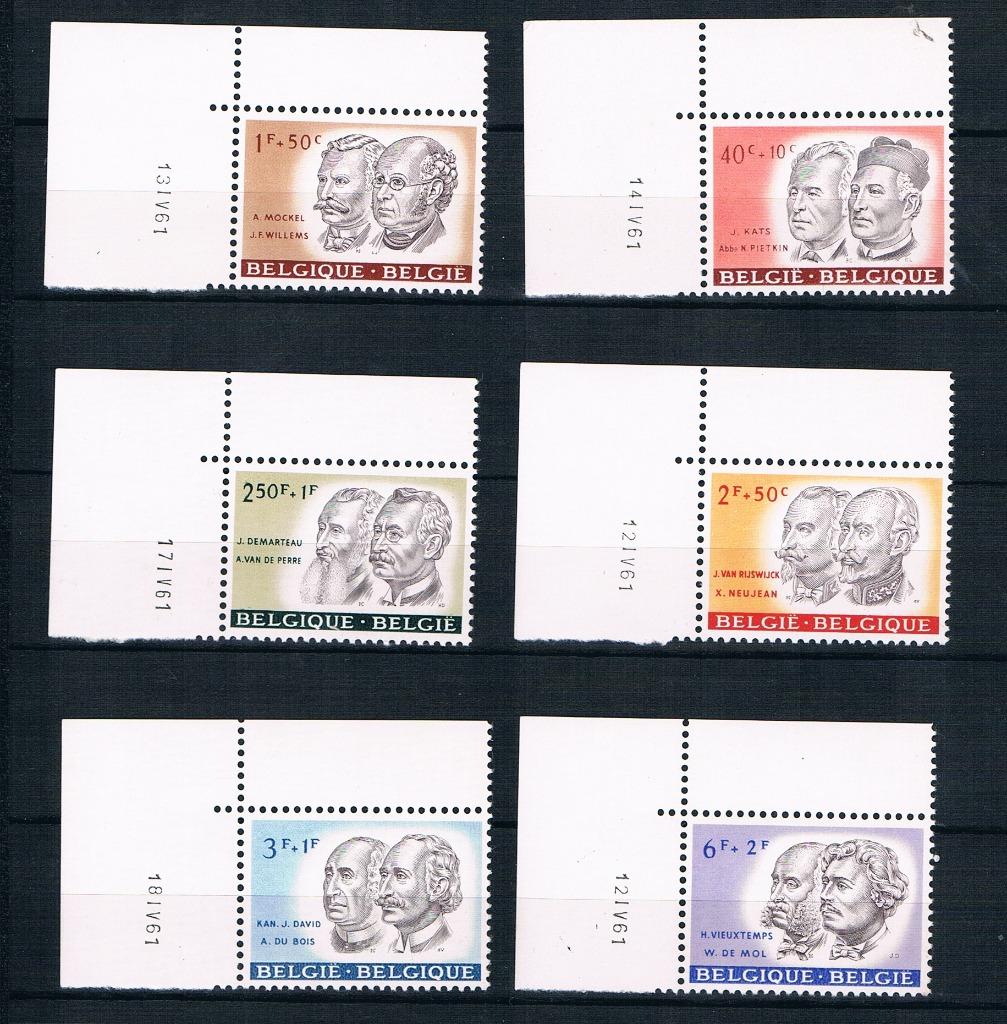 COB 1176/1181 avec date d'impression en neuf, Enlèvement ou Envoi, Non oblitéré, Neuf, Sans timbre