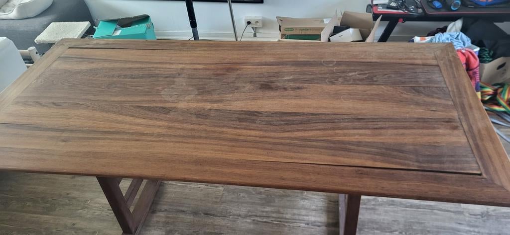 Massief palisander bureau., Ophalen, Zo goed als nieuw