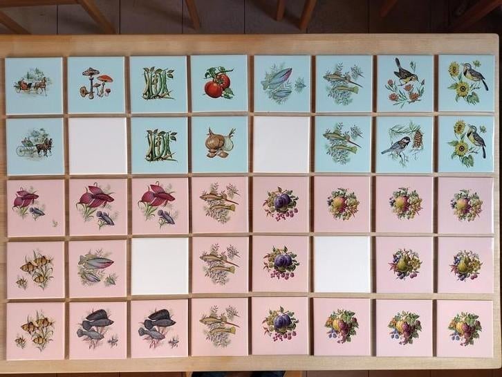 Carrelage mural en céramique vintage CISA des années 1960, Enlèvement ou Envoi