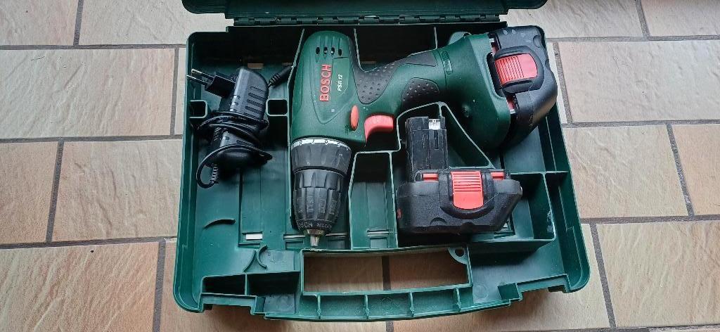 perceuse - visseuse BOSCH PSR12, Vitesse variable, Enlèvement, Utilisé, Perceuse