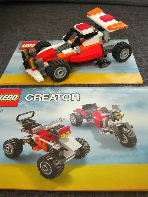 Lego Creator 3 en 1 Dune Racer - Quad - 5763, Enlèvement ou Envoi, Utilisé, Ensemble complet, Lego