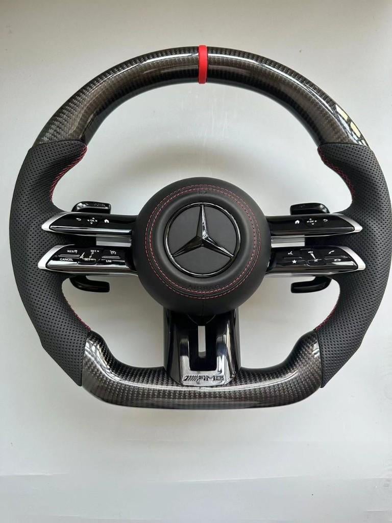 Mercedes dragonfly stuur compleet carbon leer upgrade AMG, Ophalen of Verzenden, Nieuw, Mercedes-Benz