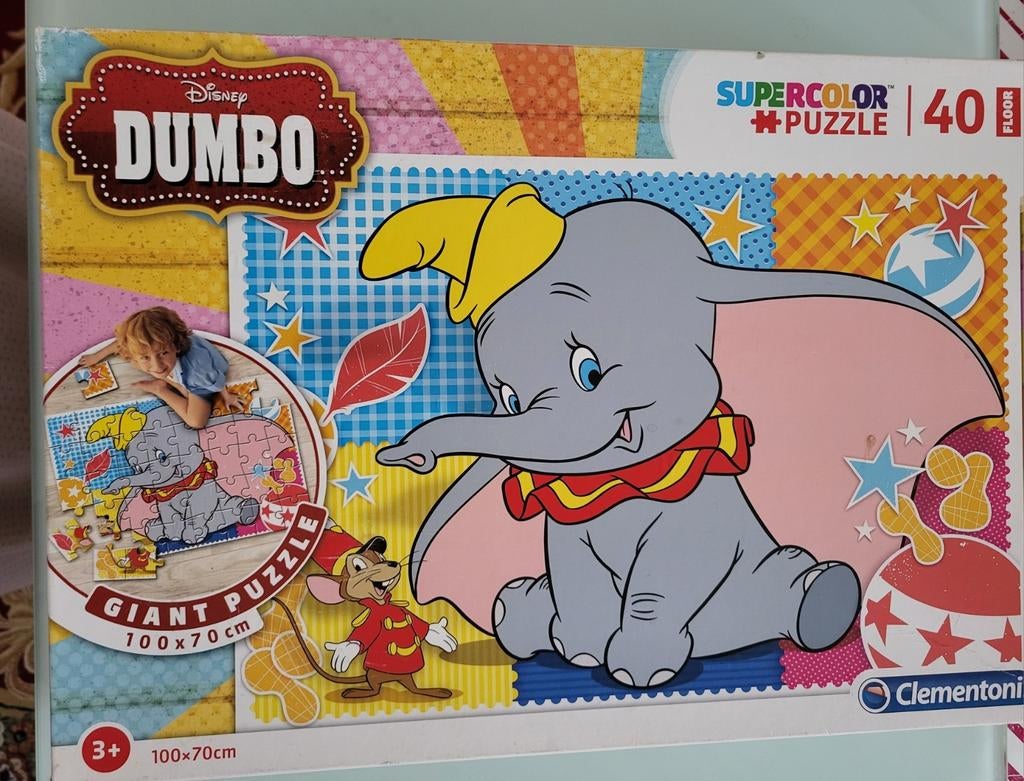 Dumbo Clementoni legpuzzel, Kinderen en Baby's, Ophalen of Verzenden, Zo goed als nieuw