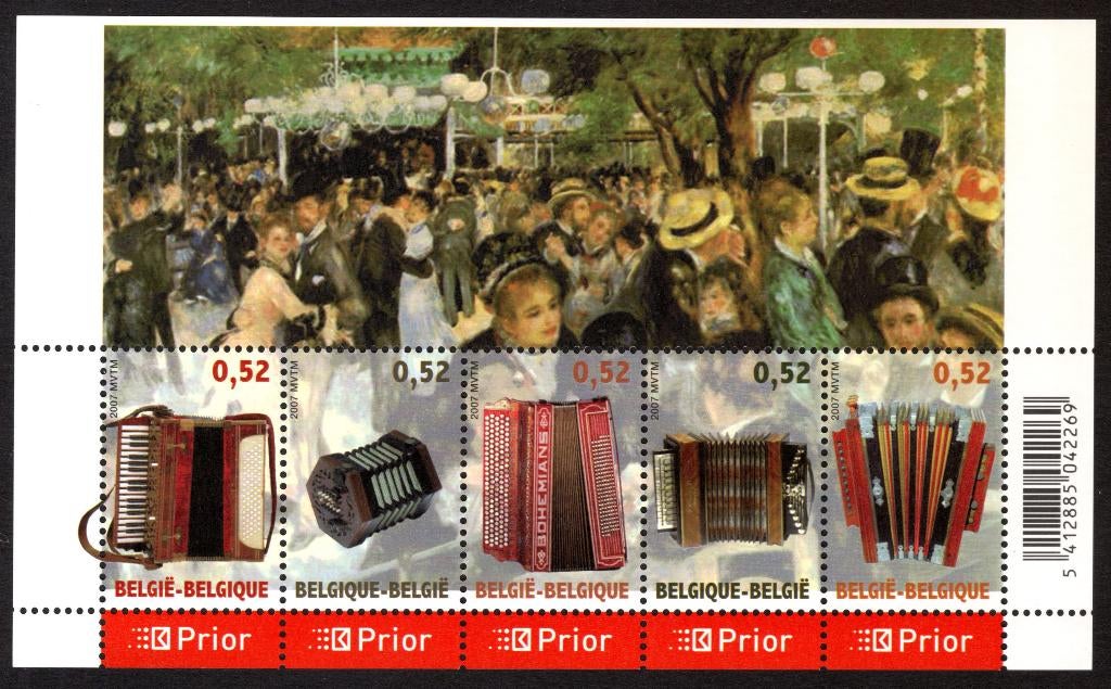BL139 MNH 2007 - Muziek, Ophalen of Verzenden, Postfris, Postfris, Muziek