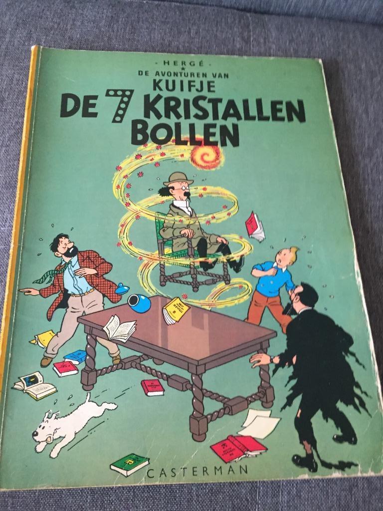 Kuifje De 7 kristallen bollen, Eén stripboek, Ophalen of Verzenden, Zo goed als nieuw, Hergé