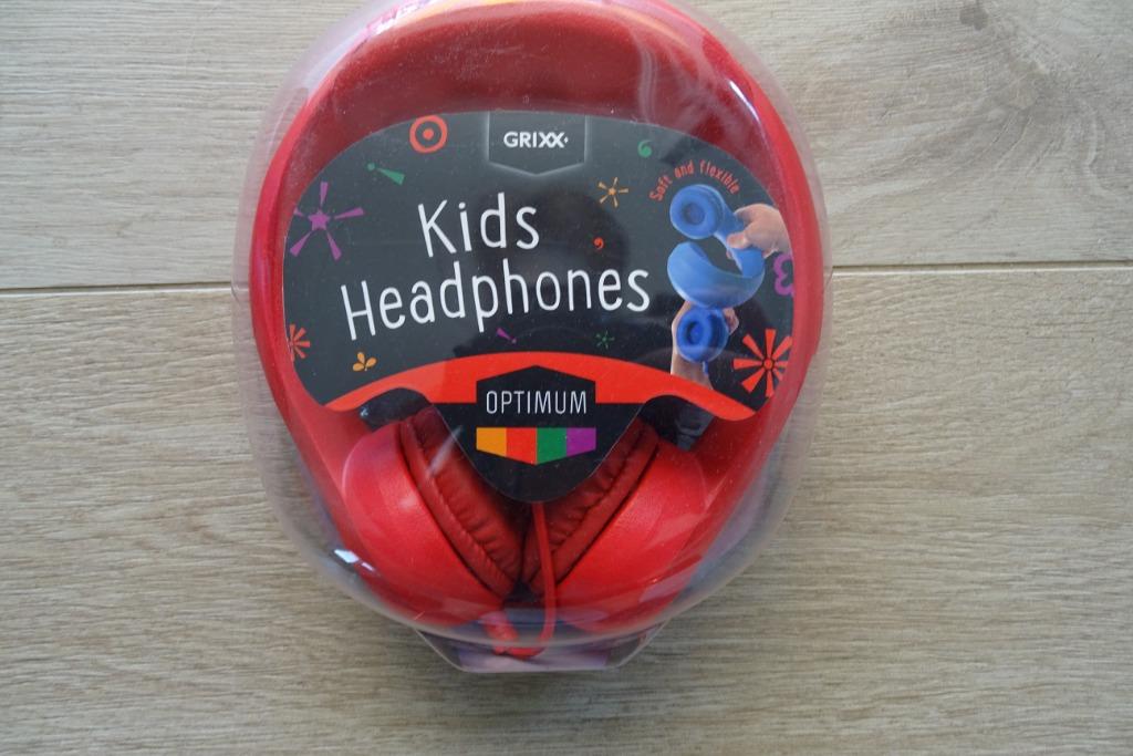 GRIXX Optimum rode kinder koptelefoon NIEUW, Enlèvement ou Envoi, Neuf