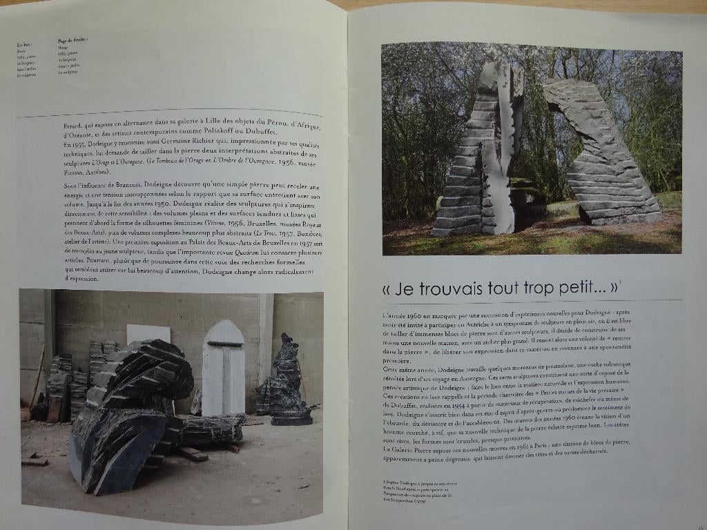 Dodeigne, Sculptures, au Musée Rodin 2007 signed, Ophalen of Verzenden, Gelezen, Beeldhouwkunst
