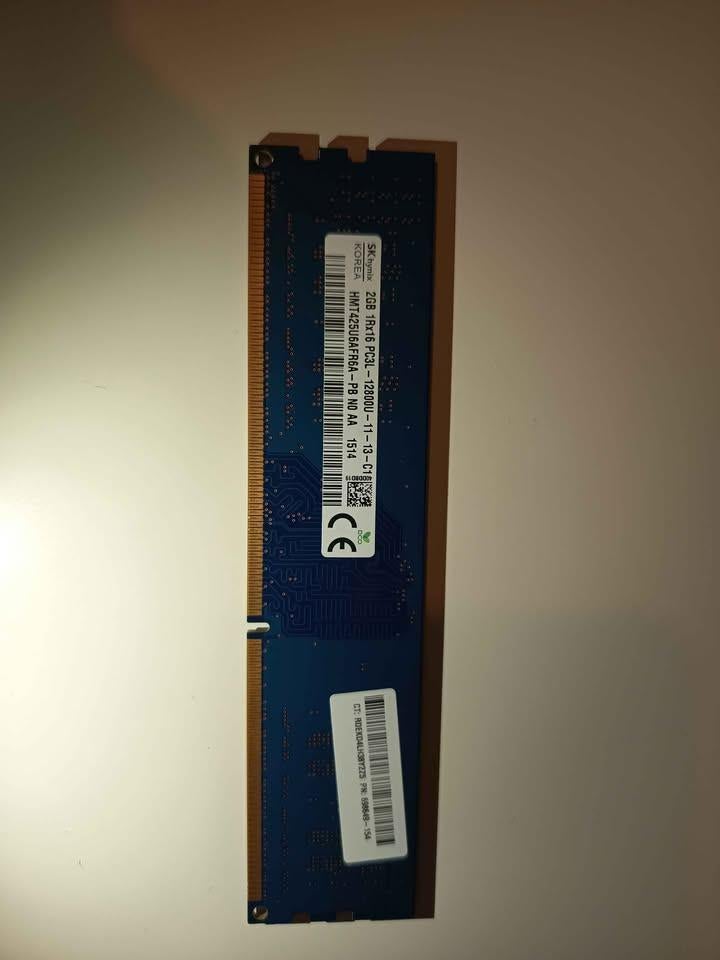 2 GB de RAM DDR3, Enlèvement ou Envoi, DDR3, Desktop, 2 GB