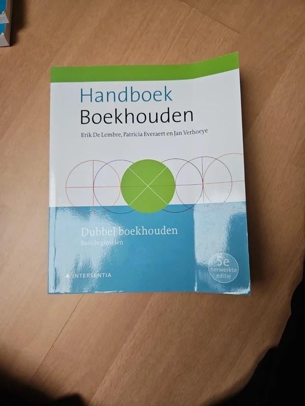 Handboek Boekhouden - Dubbel boekhouden (vijfde editie), Boeken, Ophalen of Verzenden, Gelezen, Economie en Marketing, Diverse auteurs