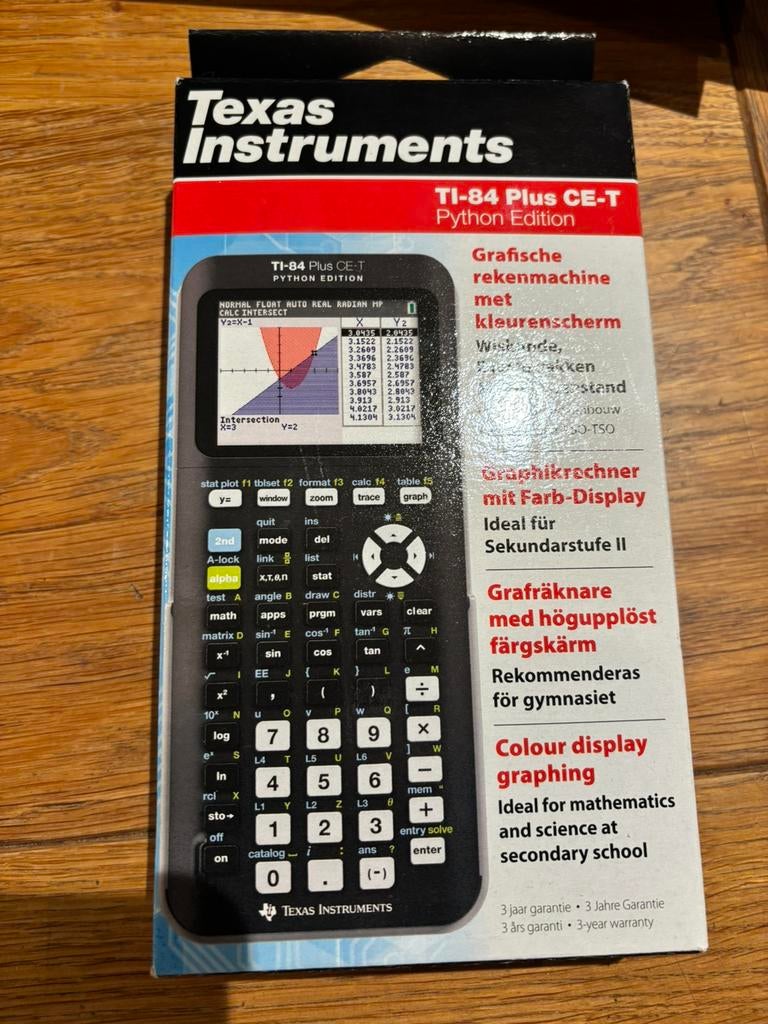 TI-84 Plus CE-T Pyhton Edition NIEUW, Diversen, Ophalen of Verzenden, Zo goed als nieuw