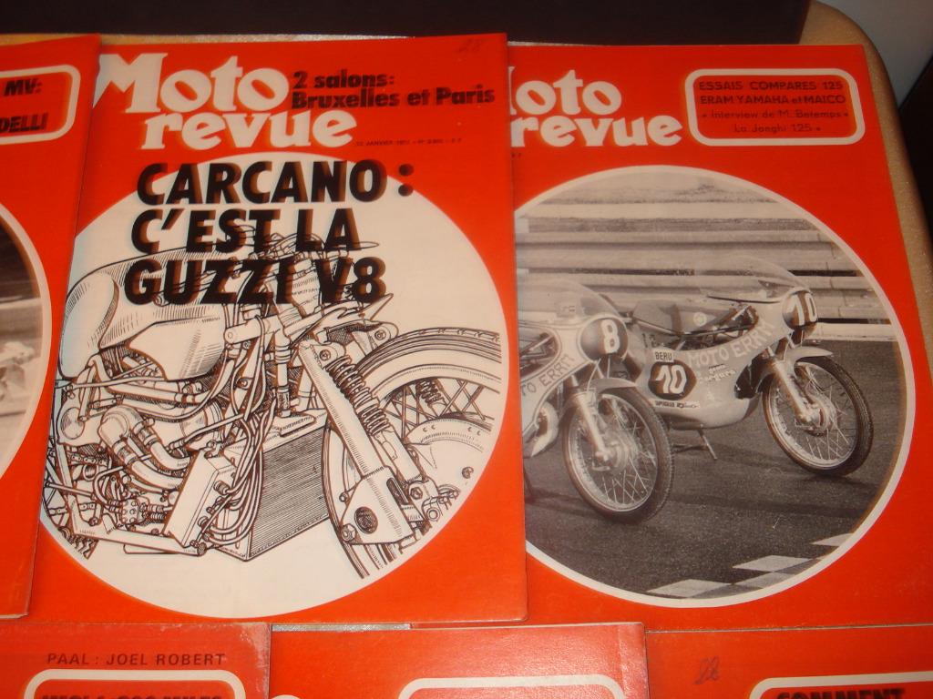 MOTO REVUE Lot de 9 Anciennes Revues 1972, Livres, Enlèvement ou Envoi, Utilisé, Général
