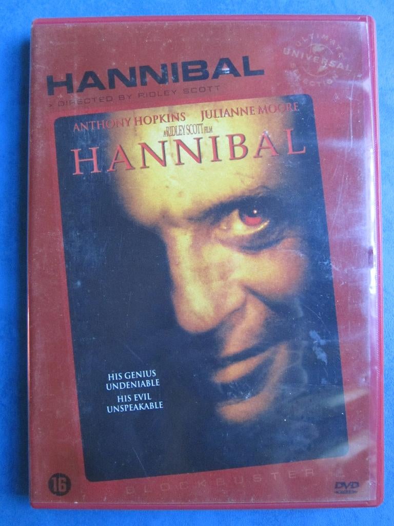 Hannibal (2001), Cd's en Dvd's, Vanaf 16 jaar, Ophalen of Verzenden, Zo goed als nieuw, Actiethriller