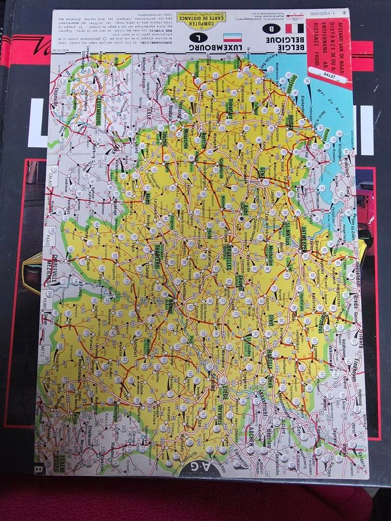 Carte routière, Enlèvement