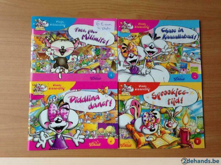 4 strips Diddl, Enlèvement ou Envoi, Utilisé, 4 ans