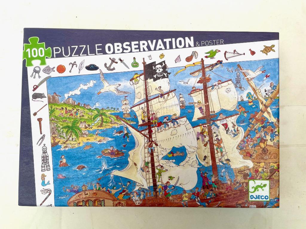 Puzzle DJECO 100 pièces, Enlèvement ou Envoi, Plus de 50 pièces, Comme neuf, 6 ans ou plus