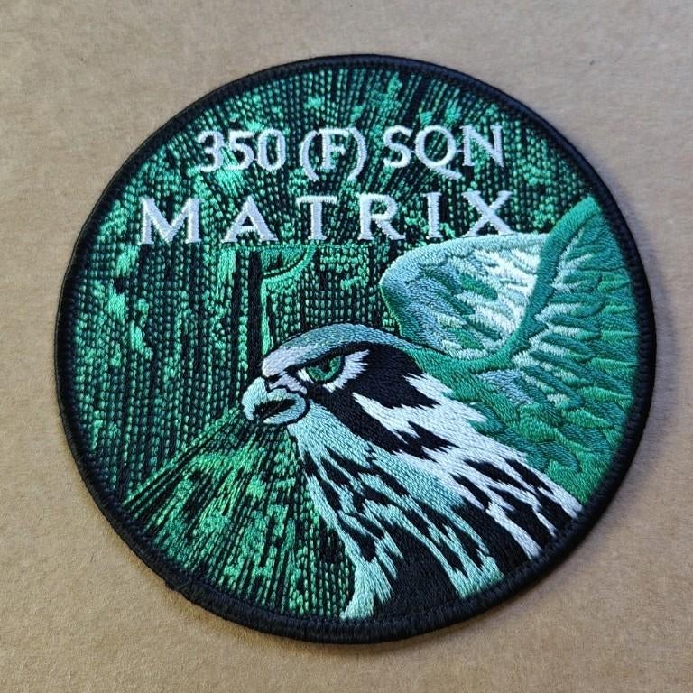 350 SQN Florennes Matrix, Ophalen of Verzenden, Luchtmacht, Embleem of Badge