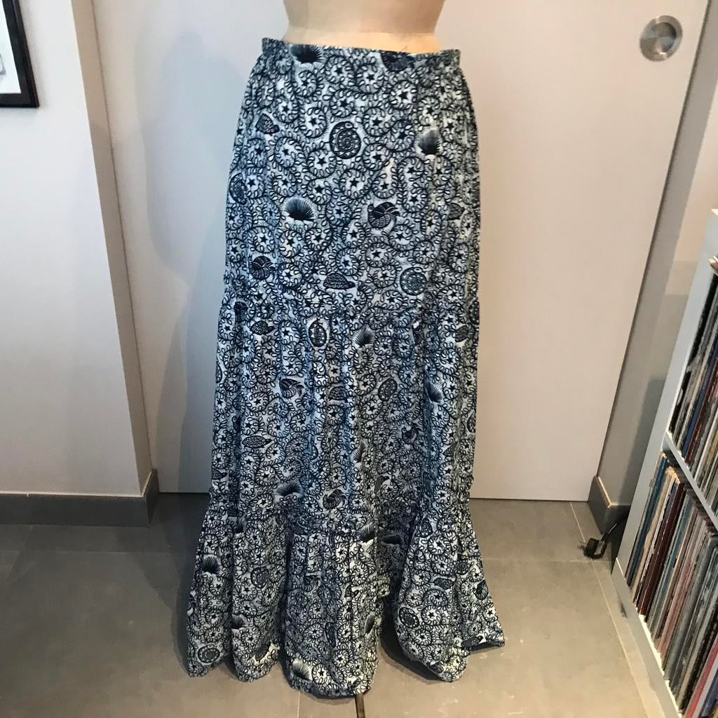 Vintage lange rok maat 36, Kleding | Dames, Rokken, Ophalen of Verzenden, Gedragen, Maat 36 (S)