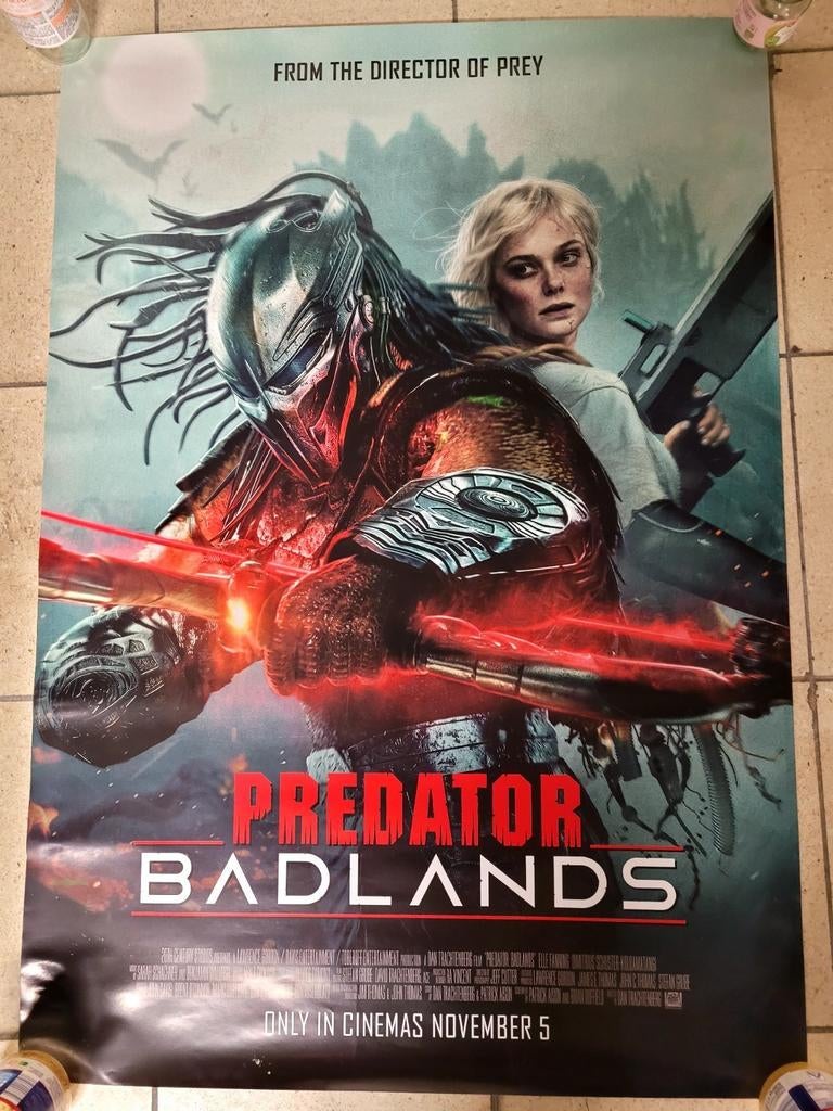 Grote affiche Predator Badlands, Ophalen, Nieuw
