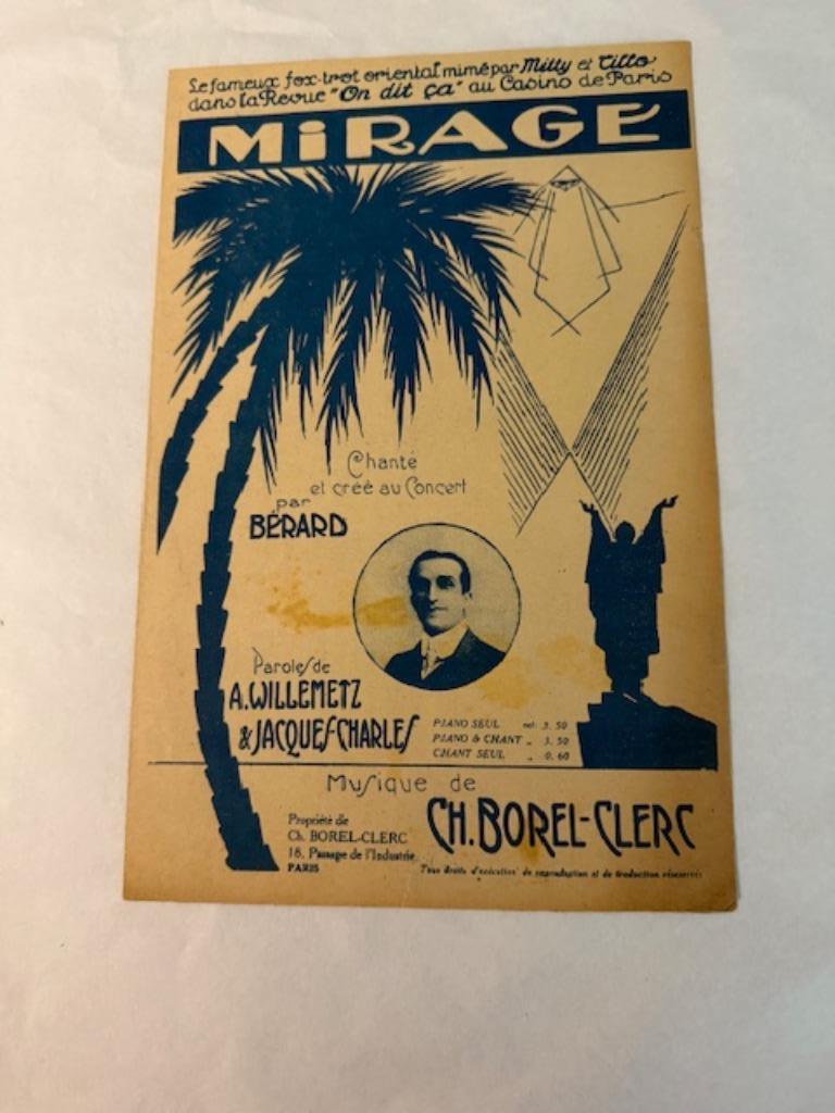 Borel-Clerc, Mirage. Oriental Fox Pride, Musique & Instruments, Partitions, Enlèvement ou Envoi, Artiste ou Compositeur, Autres genres